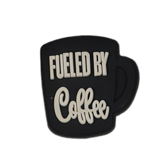 Fueled By Coffee Croc Charm - Picture 1 of 3